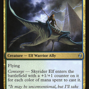 Battle for Zendikar - 220 - Skyrider Elf - Uncommon - UG - Non-foil