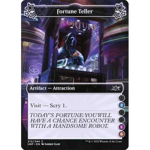 Unfinity - 212c - Fortune Teller - Common - C - Foil