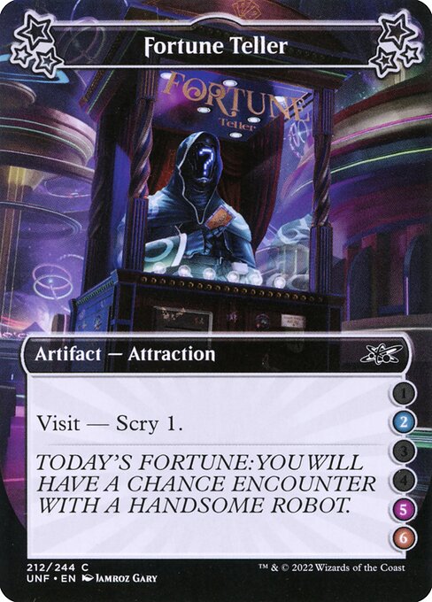 Unfinity - 212c - Fortune Teller - Common - C - Foil