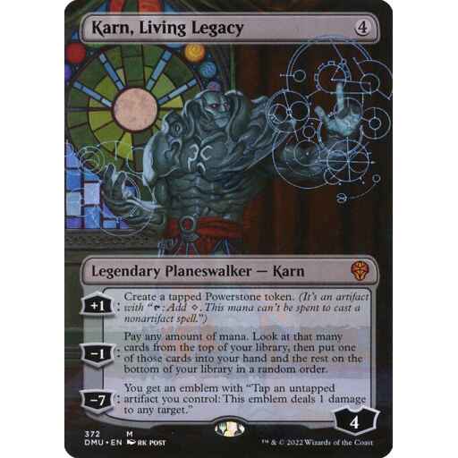 Dominaria United - 372 - Karn, Living Legacy - Mythic - C - Foil