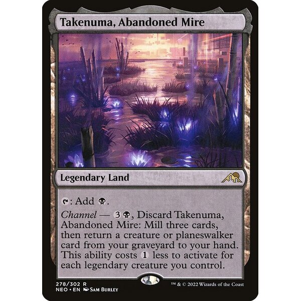 Kamigawa: Neon Dynasty - 278 - Takenuma, Abandoned Mire - Rare - C - Foil