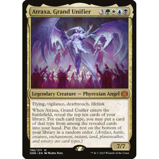 Phyrexia: All Will Be One - 196 - Atraxa, Grand Unifier - Mythic - Multi - Foil