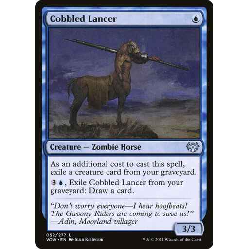 Innistrad: Crimson Vow - 52 - Cobbled Lancer - Uncommon - U - Non-foil