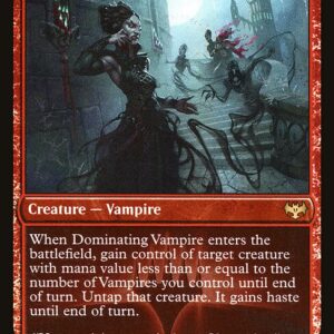Innistrad: Crimson Vow - 407 - Dominating Vampire - Rare - R - Foil