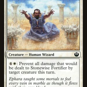 Journey into Nyx - 27 - Stonewise Fortifier - Common - W - Non-foil (Front)