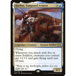 The Brothers' War - 212 - Harbin, Vanguard Aviator - Rare - WU - Non-foil