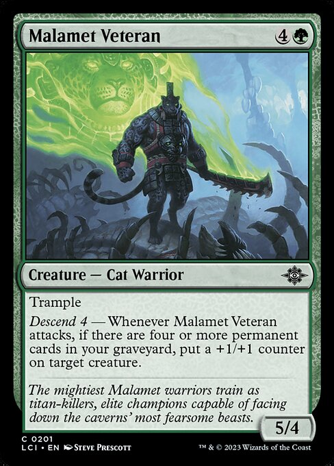 The Lost Caverns of Ixalan - 201 - Malamet Veteran - Common - G - Non-foil (Front)