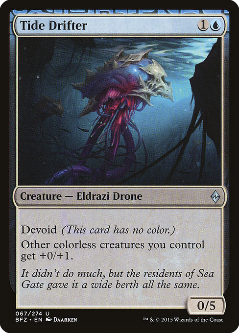 Battle for Zendikar - 67 - Tide Drifter - Uncommon - C - Non-foil
