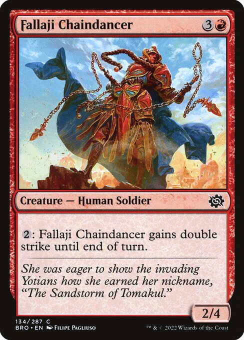 The Brothers' War - 134 - Fallaji Chaindancer - Common - R - Non-foil