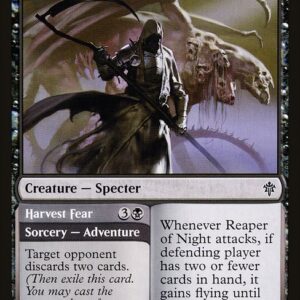 Throne of Eldraine - 102 - Reaper of Night // Harvest Fear - Common - B - Non-foil