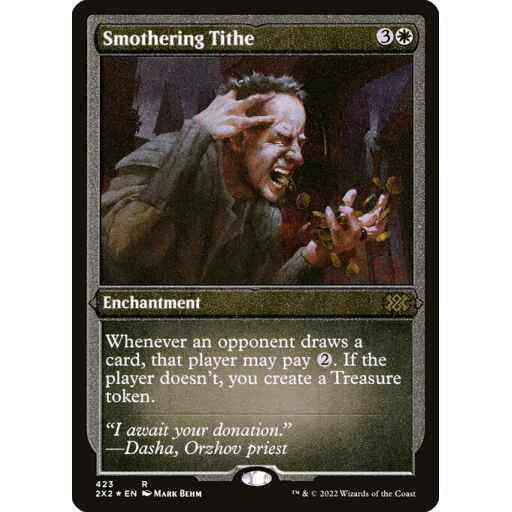 Double Masters 2022 - 423 - Smothering Tithe - Rare - W - Non-foil