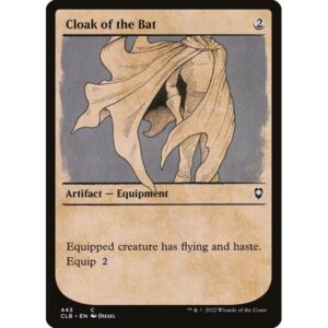 Commander Legends: Battle for Baldur's Gate - 443 - Cloak of the Bat - Common - C - Foil