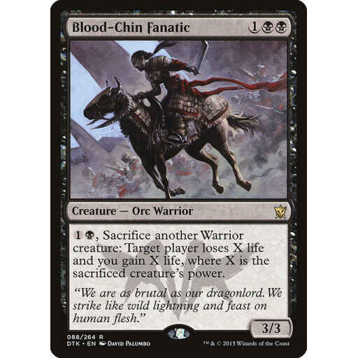 Dragons of Tarkir - 88 - Blood-Chin Fanatic - Rare - B - Non-foil