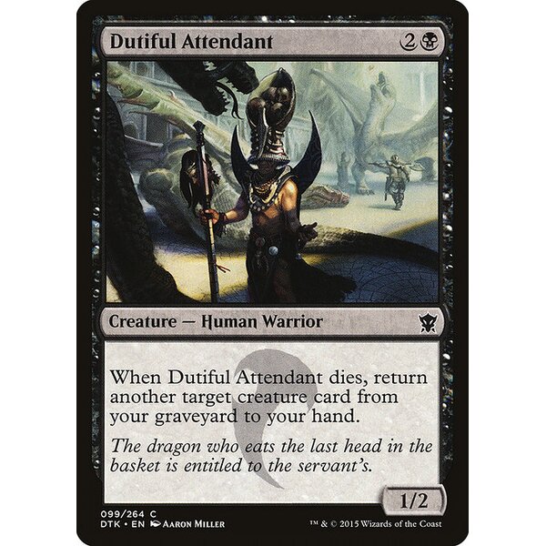 Dragons of Tarkir - 99 - Dutiful Attendant - Common - B - Foil