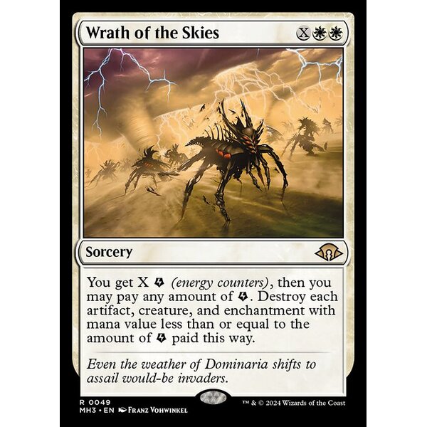 Modern Horizons 3 - 49 - Wrath of the Skies - Rare - W - Foil