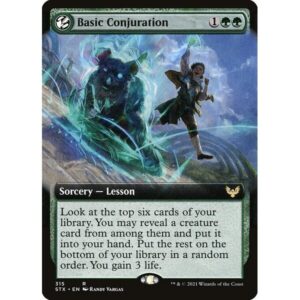 Strixhaven: School of Mages - 315 - Basic Conjuration - Rare - G - Foil