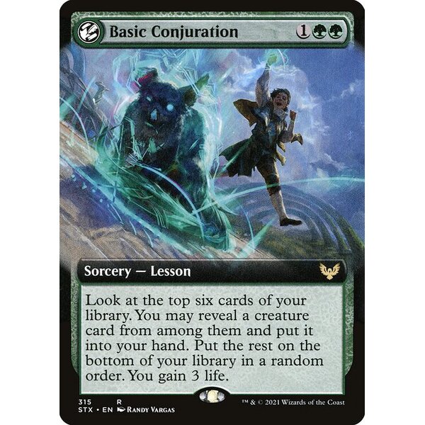 Strixhaven: School of Mages - 315 - Basic Conjuration - Rare - G - Foil