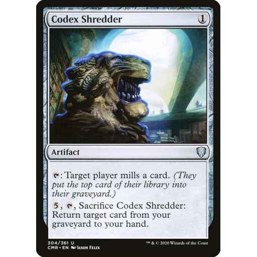 Commander Legends - 304 - Codex Shredder - Uncommon - C - Non-foil