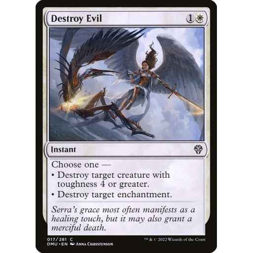 Dominaria United - 17 - Destroy Evil - Common - W - Foil