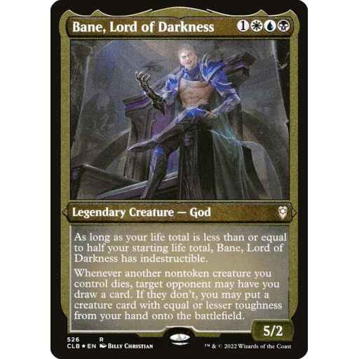 Commander Legends: Battle for Baldur's Gate - 526 - Bane, Lord of Darkness - Rare - Multi - Non-foil