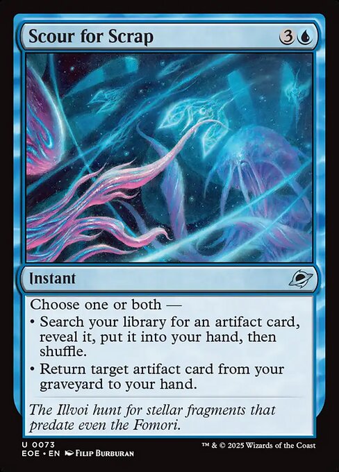Edge of Eternities - 73 - Scour for Scrap - Uncommon - U - Foil