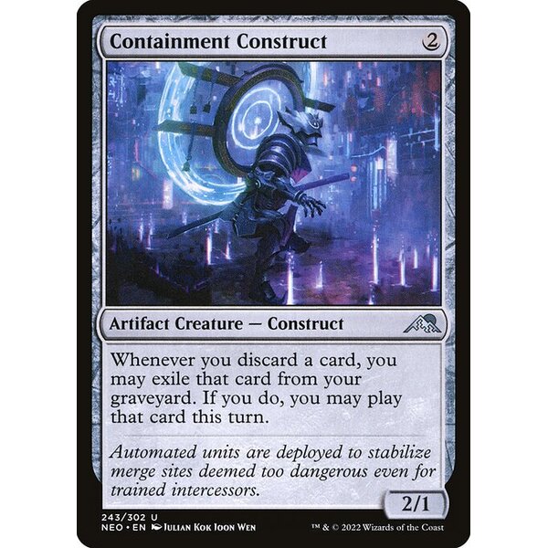 Kamigawa: Neon Dynasty - 243 - Containment Construct - Uncommon - C - Foil