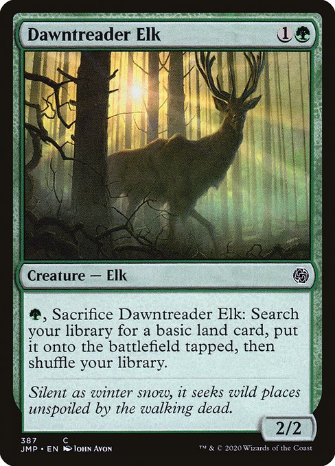 Jumpstart - 387 - Dawntreader Elk - Common - G - Non-foil