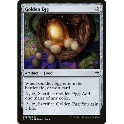 Throne of Eldraine - 220 - Golden Egg - Common - C - Non-foil