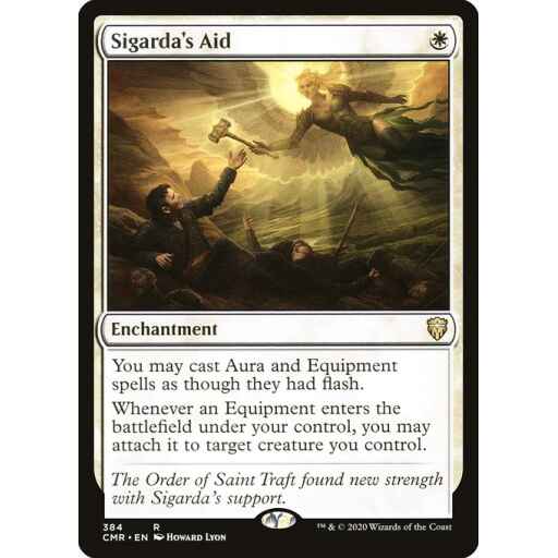 Commander Legends - 384 - Sigarda's Aid - Rare - W - Non-foil
