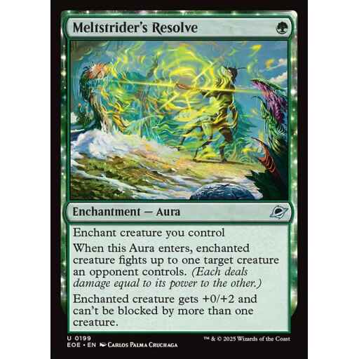 Edge of Eternities - 199 - Meltstrider's Resolve - Uncommon - G - Foil
