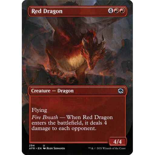 Adventures in the Forgotten Realms - 294 - Red Dragon - Uncommon - R - Non-foil