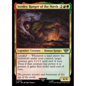 The Lord of the Rings: Tales of Middle-earth - 232 - Strider, Ranger of the North - Uncommon - RG - Foil