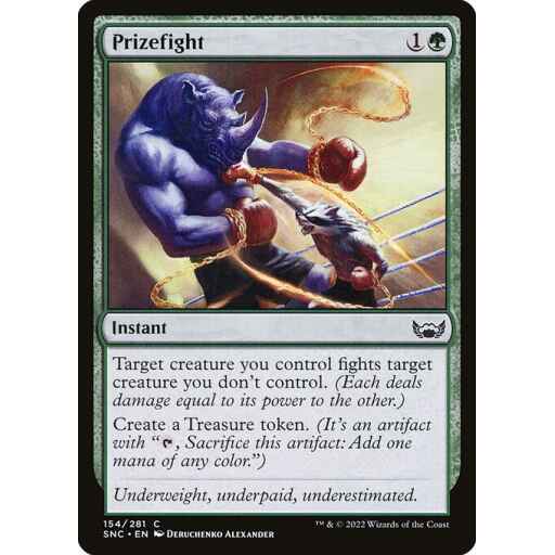 Streets of New Capenna - 154 - Prizefight - Common - G - Foil
