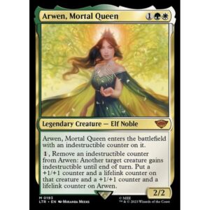 The Lord of the Rings: Tales of Middle-earth - 193 - Arwen, Mortal Queen - Mythic - WG - Foil