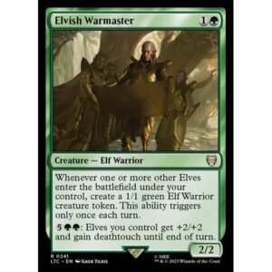 Tales of Middle-earth Commander - 241 - Elvish Warmaster - Rare - G - Non-foil