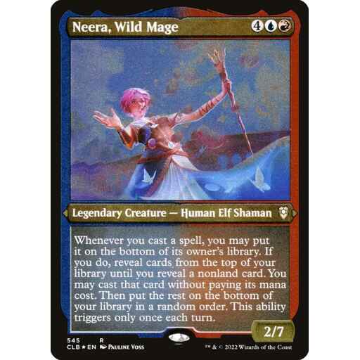Commander Legends: Battle for Baldur's Gate - 545 - Neera, Wild Mage - Rare - UR - Non-foil