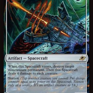 Edge of Eternities - 242 - Extinguisher Battleship - Rare - C - Foil