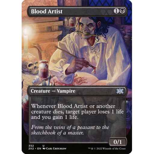 Double Masters 2022 - 352 - Blood Artist - Uncommon - B - Foil