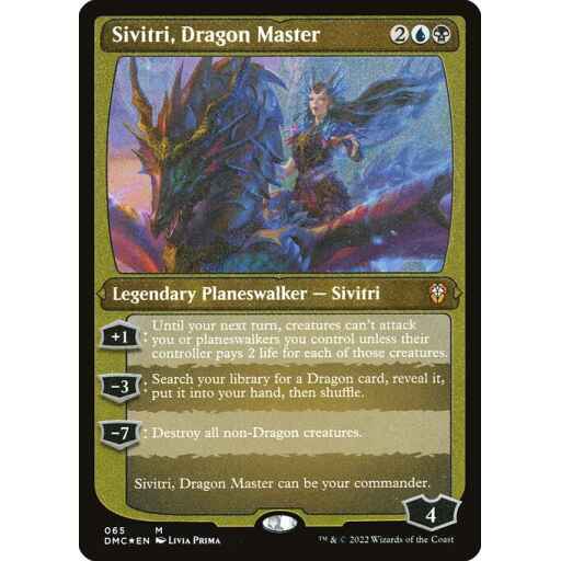 Dominaria United Commander - 65 - Sivitri, Dragon Master - Mythic - UB - Non-foil