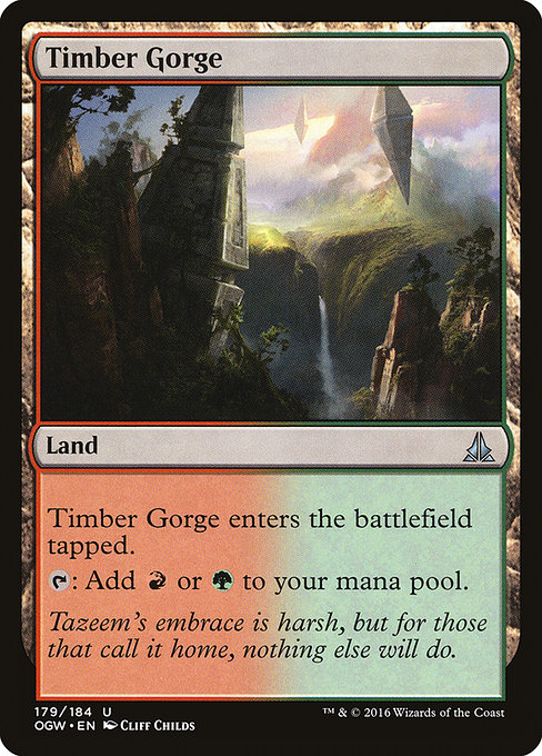 Oath of the Gatewatch - 179 - Timber Gorge - Uncommon - C - Non-foil