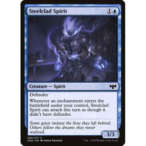 Innistrad: Crimson Vow - 80 - Steelclad Spirit - Common - U - Non-foil