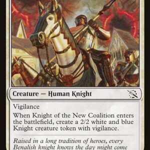 March of the Machine - 25 - Knight of the New Coalition - Common - W - Foil
