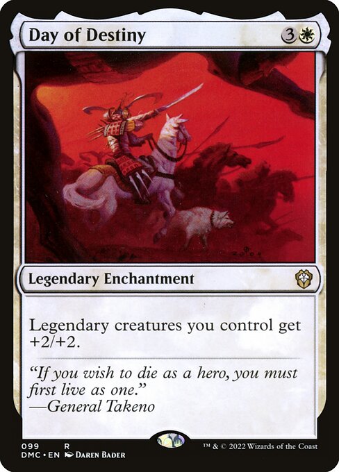 Dominaria United Commander - 99 - Day of Destiny - Rare - W - Non-foil