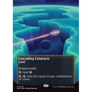 Edge of Eternities: Stellar Sights - 140 - Cascading Cataracts - Rare - C - Foil
