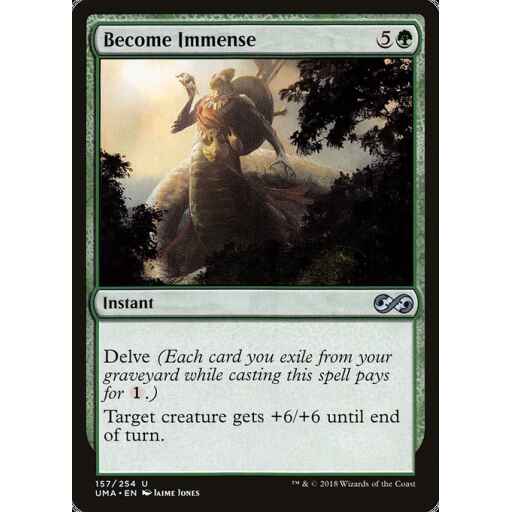 Ultimate Masters - 157 - Become Immense - Uncommon - G - Foil