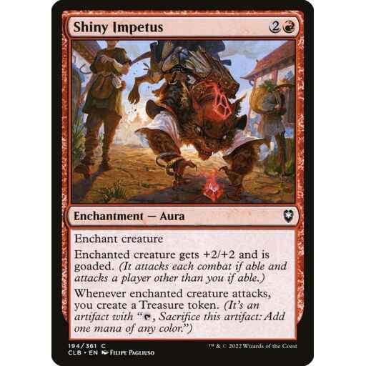 Commander Legends: Battle for Baldur's Gate - 194 - Shiny Impetus - Common - R - Foil