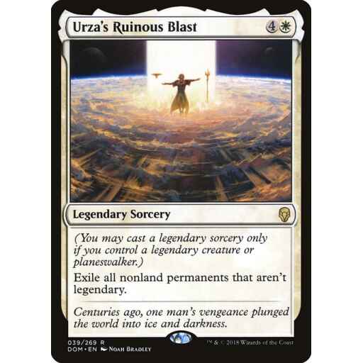 Dominaria - 39 - Urza's Ruinous Blast - Rare - W - Foil