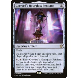 Dominaria United Commander - 17 - Gerrard's Hourglass Pendant - Rare - C - Non-foil