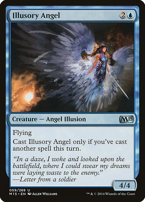 Magic 2015 - 59 - Illusory Angel - Uncommon - U - Non-foil