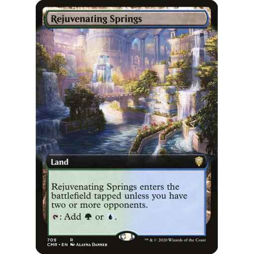 Commander Legends - 709 - Rejuvenating Springs - Rare - C - Foil